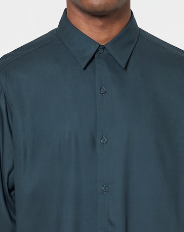 Folio Garment Dyed Viscose Shirt Regular