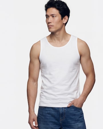 5 Pack Pure Cotton Vests- White