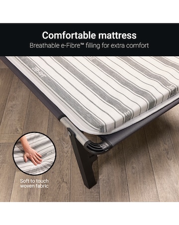 Jay-Be ME70 Mobile Folding Bed with Comfort Mattress Single