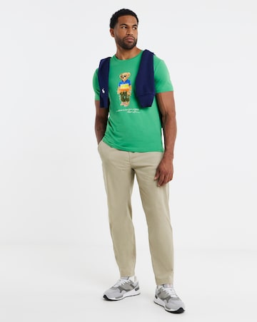 Polo Ralph Lauren Short Sleeve Beach Bear T-Shirt - Green