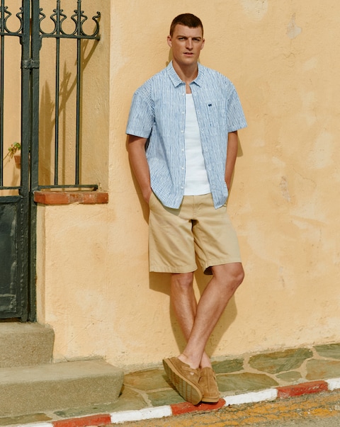Napapijri Elior Short Sleeve Shirt - Stripe