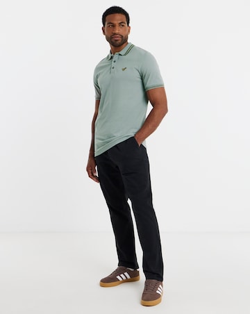 Voi Tipped Pique Polo Long Length