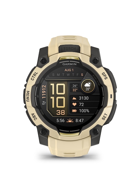 Garmin Instinct 3 AMOLED 45mm Smart Watch - Citrine/Grey
