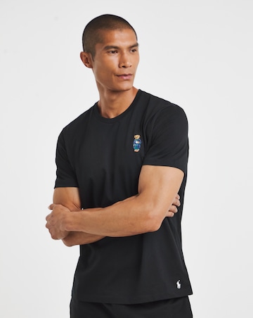 Polo Ralph Lauren Short Sleeve Bear Lounge T-Shirt - Black