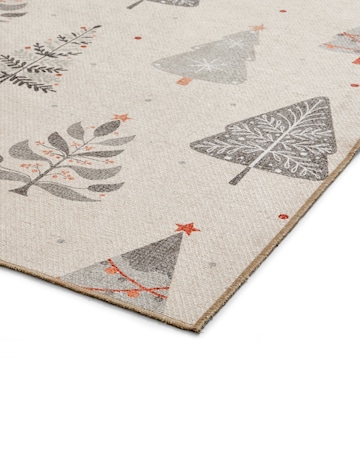 Christmas Trees Washable Runner