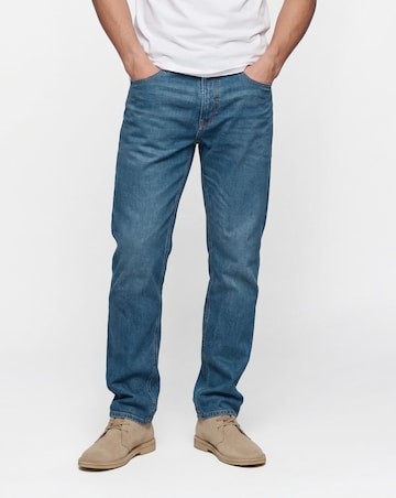 Union Loose Fit Stretch Jeans Mid Wash