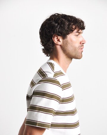 Barbour Browtop Short Sleeve Striped Relaxed T-Shirt - White
