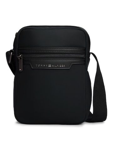 Tommy Hilfgier Nylon Mini Reporter Bag - Black