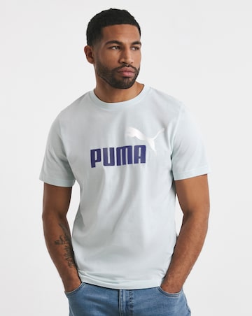PUMA Essentials 2 Colour No.1 Logo T-Shirt