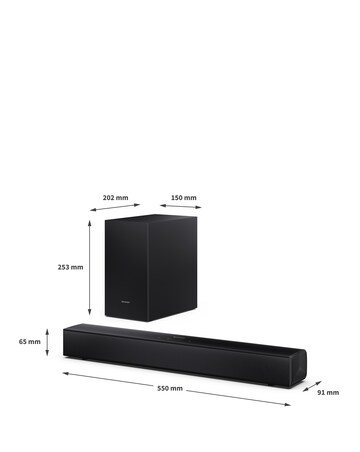 Sharp 240W 2.1 Compact Soundbar