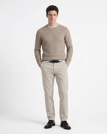 Textured Crew Neck Jumper