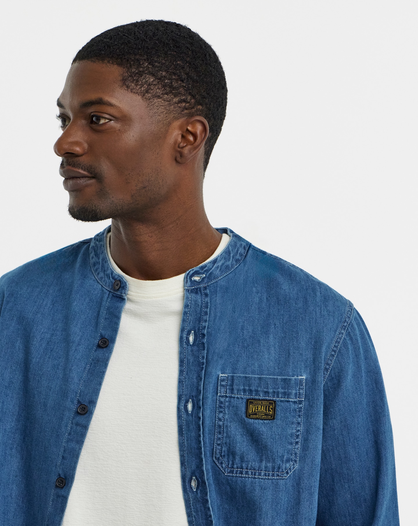 Grandad Denim Overshirt | Jacamo