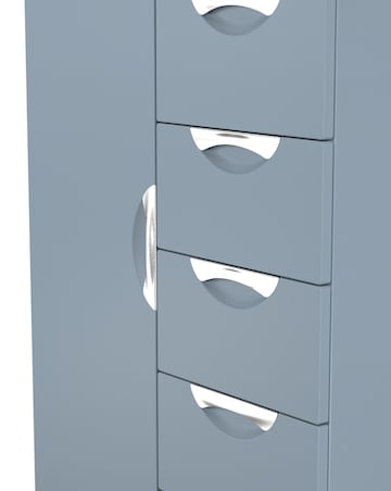 Haydn Ready Assembled 1 Door 5 Drawer Kids Wardrobe - Kids