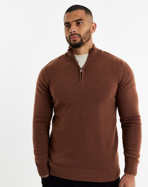 Lambswool 1/4 Zip Jumper