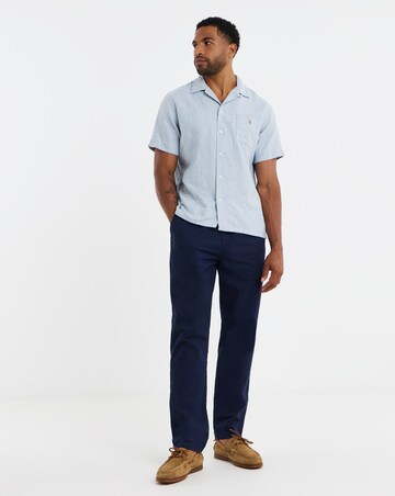 Polo Ralph Lauren Double Faced Oxford Resort Shirt - Blue/Cream
