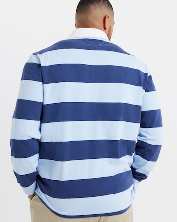 Polo Ralph Lauren Long Sleeve Stripe Rugby - Navy/Blue