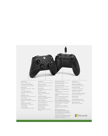 Xbox Wireless Controller with USB-C Cable - Carbon Black