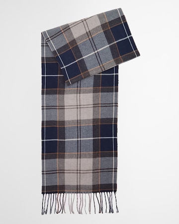 Barbour Galingale Tartan Scarf - Grey Tartan