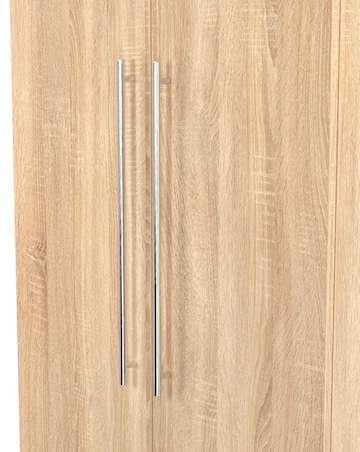 Osprey Ready Assembled 2 Door Midi Wardrobe - Kids