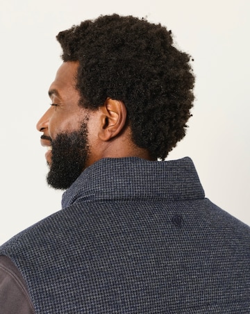 FatFace Tarn Check Gilet (Regular & Tall) - Navy