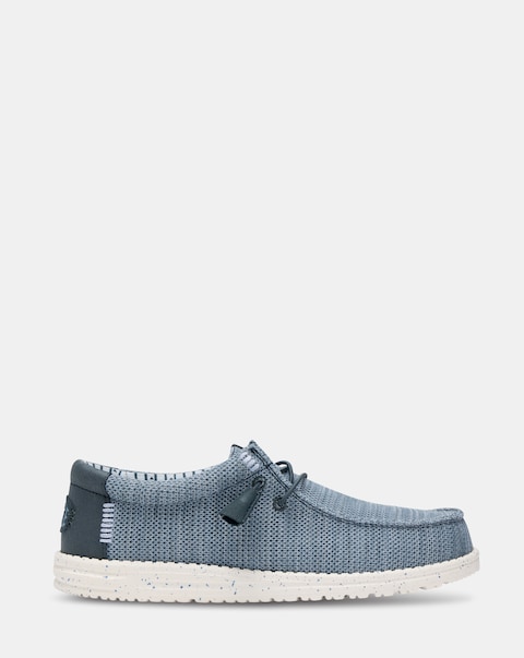 HeyDude Wally Stretch Sox Slip On - Slate