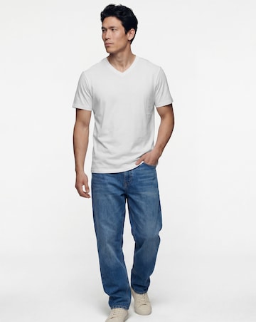 5 Pack Multi V Neck T-Shirts Long