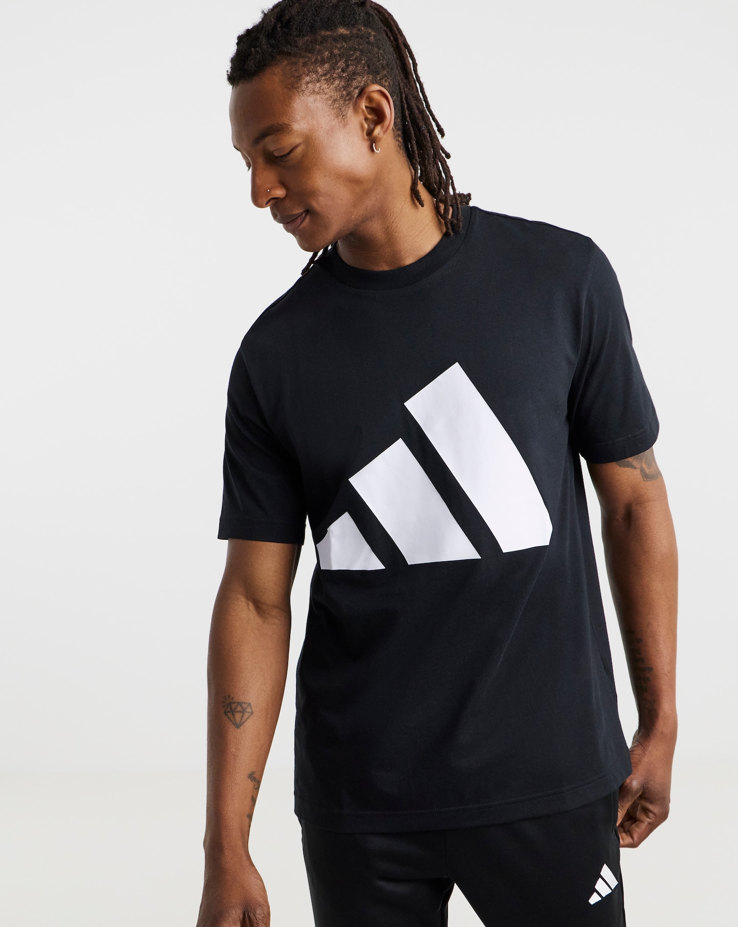 トップス 1piu1uguale3 STRIPE BACK LOGO BIG SHIRT adidas Big Logo T-Shirt | Jacamo