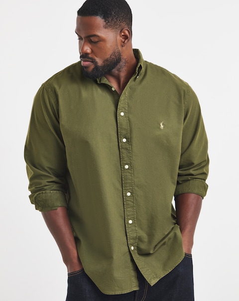 Polo Ralph Lauren Long Sleeve Oxford Shirt - Olive