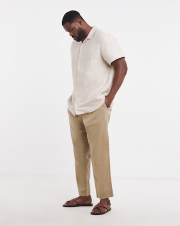 Jack & Jones Kane Linen Blend Trouser - Natural