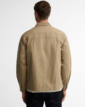 Barbour Cord Collar Twill Overshirt - Washed Stone