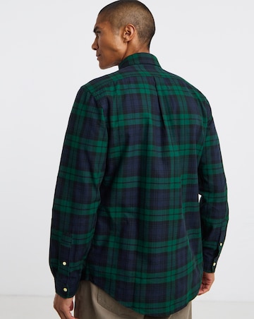 Polo Ralph Lauren Long Sleeve Check Oxford Shirt - Navy/Green