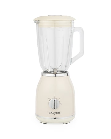 Salter Retro Glass Jug Blender - Cream
