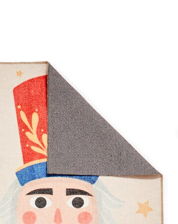 Christmas Nutcracker Washable Large Doormat