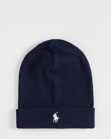 Polo Ralph Lauren Cotton Pima Cotton Beanie - Navy Heather