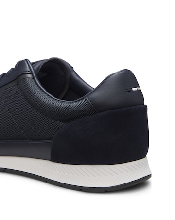BOSS Nitan Low Top Trainers - Navy