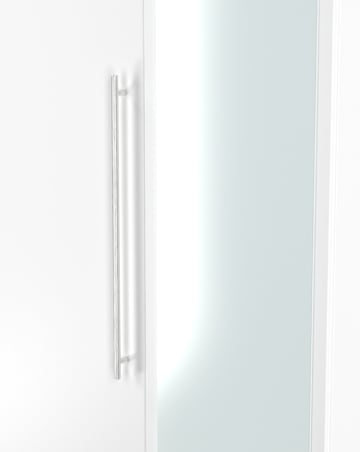 Osprey Ready Assembled 2 Door 2 Drawer Mirrored Robe - Kids