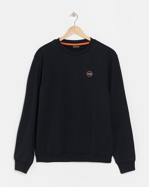 Napapijri Badge Logo Sweatshirt - Black