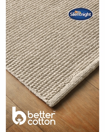 Silentnight Textured Knot Cotton Bath Mat