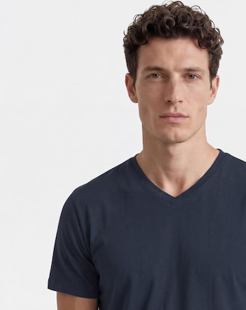 5 Pack Multi V Neck T-Shirts Long