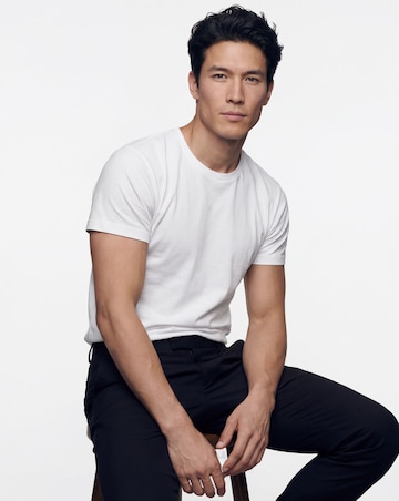 Pure Cotton Crew Neck T-Shirt- White