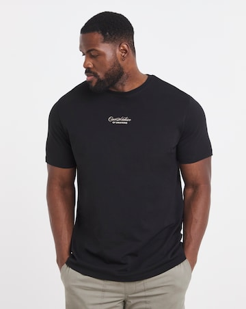 Jack & Jones Art Back Graphic T-Shirt - Black/White