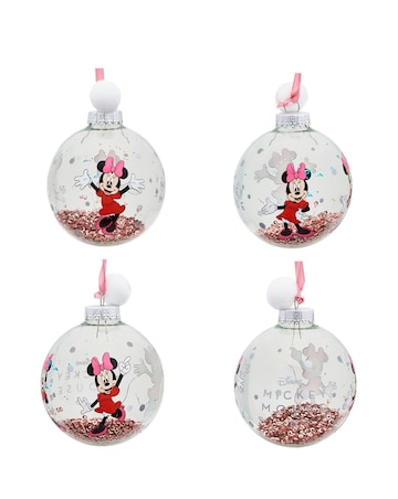 Disney Set of 7 Baubles - Mickey & Friends