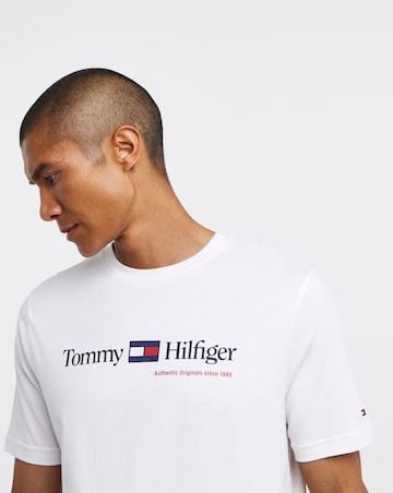 Tommy Hilfiger Short Sleeve Graphic T-Shirt - White