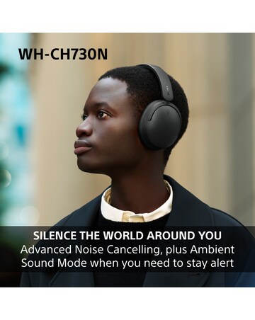 Sony WH-CH730N Wireless Noise Cancelling Over-Ear Headphones - Beige