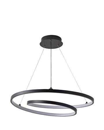 ValueLights Infinity Black Loop Integrated LED Ceiling Light