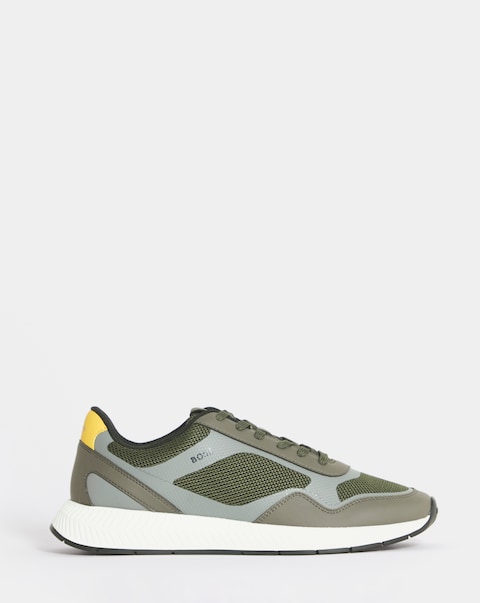 BOSS Titanium Runner Trainers -Green