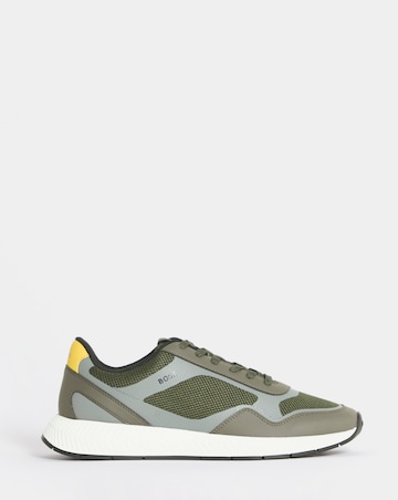 BOSS Titanium Runner Trainers -Green