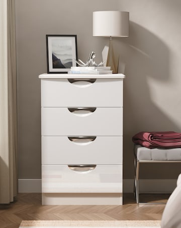 Haydn Ready Assembled 4 Drawer Midi Chest - Kids