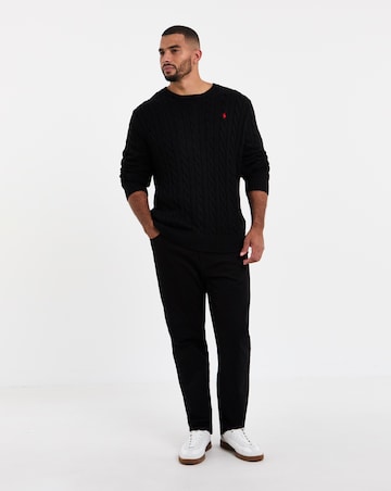Polo Ralph Lauren Cable Knit Jumper - Black
