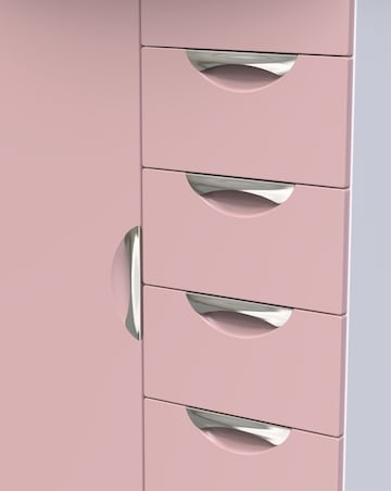 Haydn Ready Assembled 1 Door 5 Drawer Kids Wardrobe - Kids